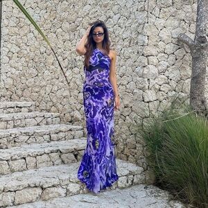 Rat & Boa Purple Maxi Dress